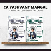 CA Final IDT Questionnaire + MCQs Book 12th Revised Edition | By CA Yashvant Mangal | For Jan 26 & Onwards Exams